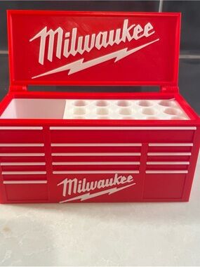 Milwaukee Red Tool Chest Organizer for office or Desk